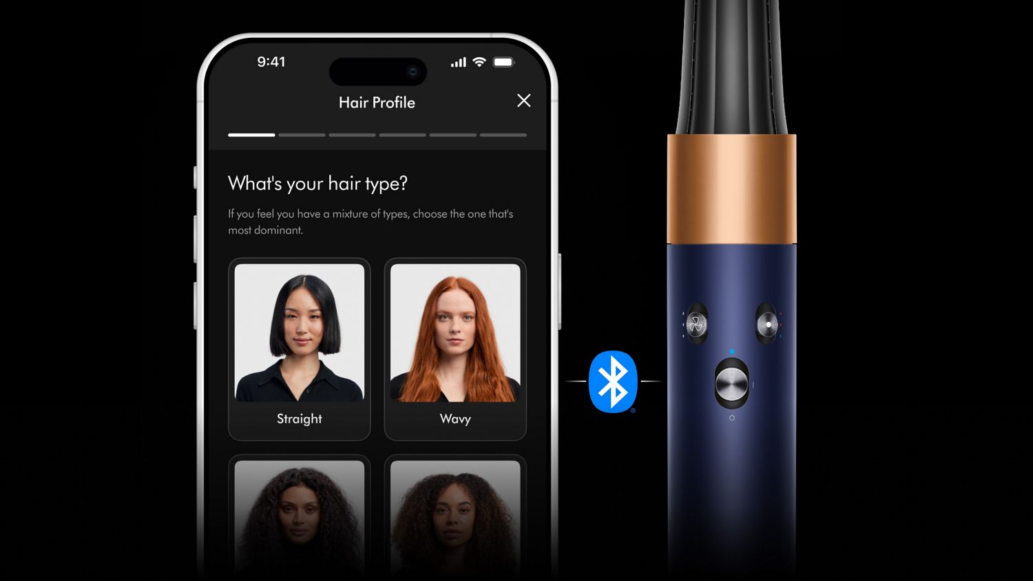 Dyson Airwrap i.d.™ multi-styler and dryer - Straight+Wavy (Prussian Blue/Rich Copper)