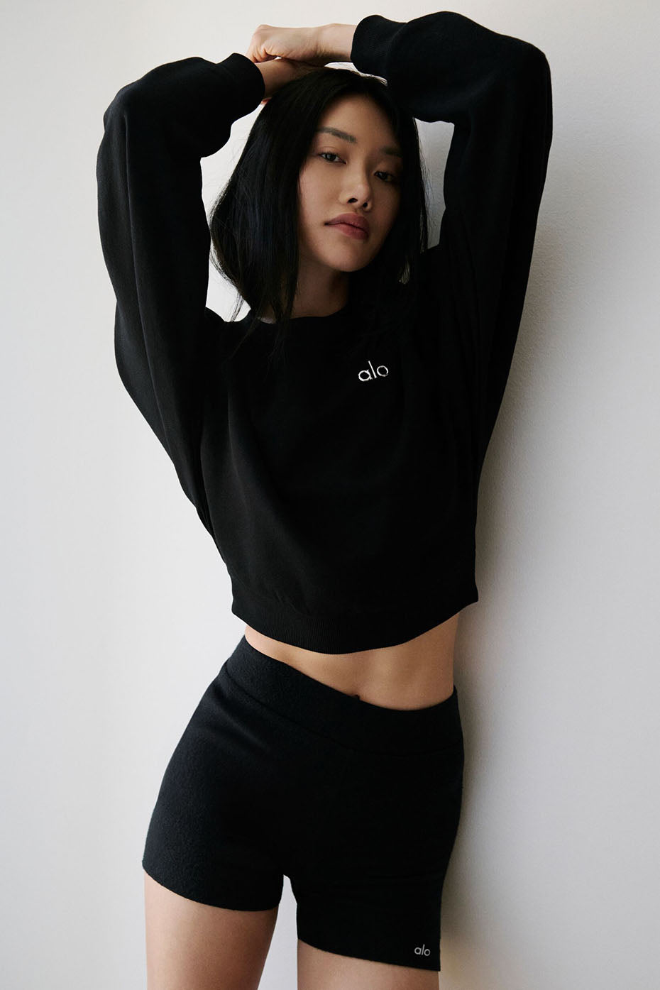 Accolade Best Seller Cropped Crew Neck Sweater