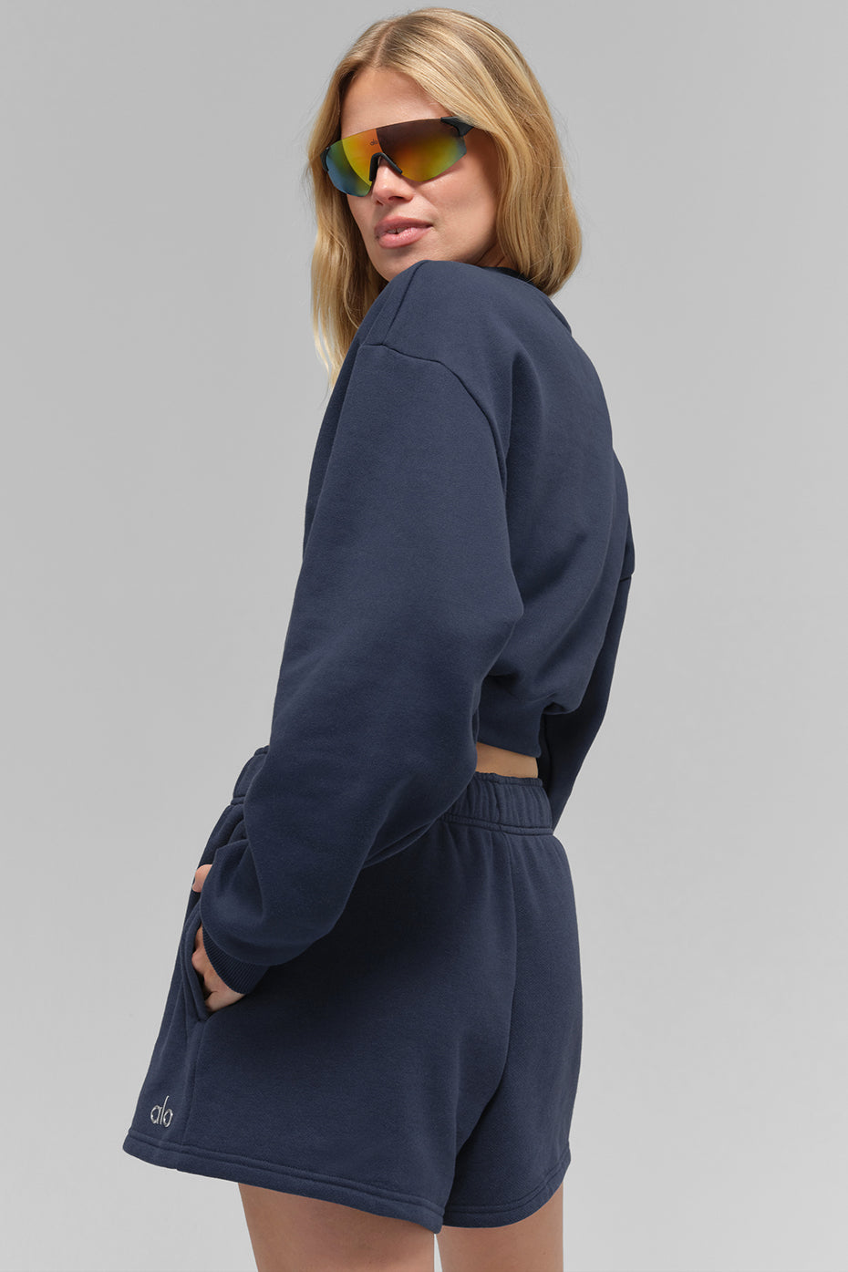 Accolade Best Seller Cropped Crew Neck Sweater
