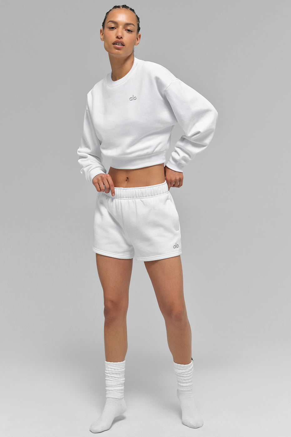 Accolade Best Seller Cropped Crew Neck Sweater