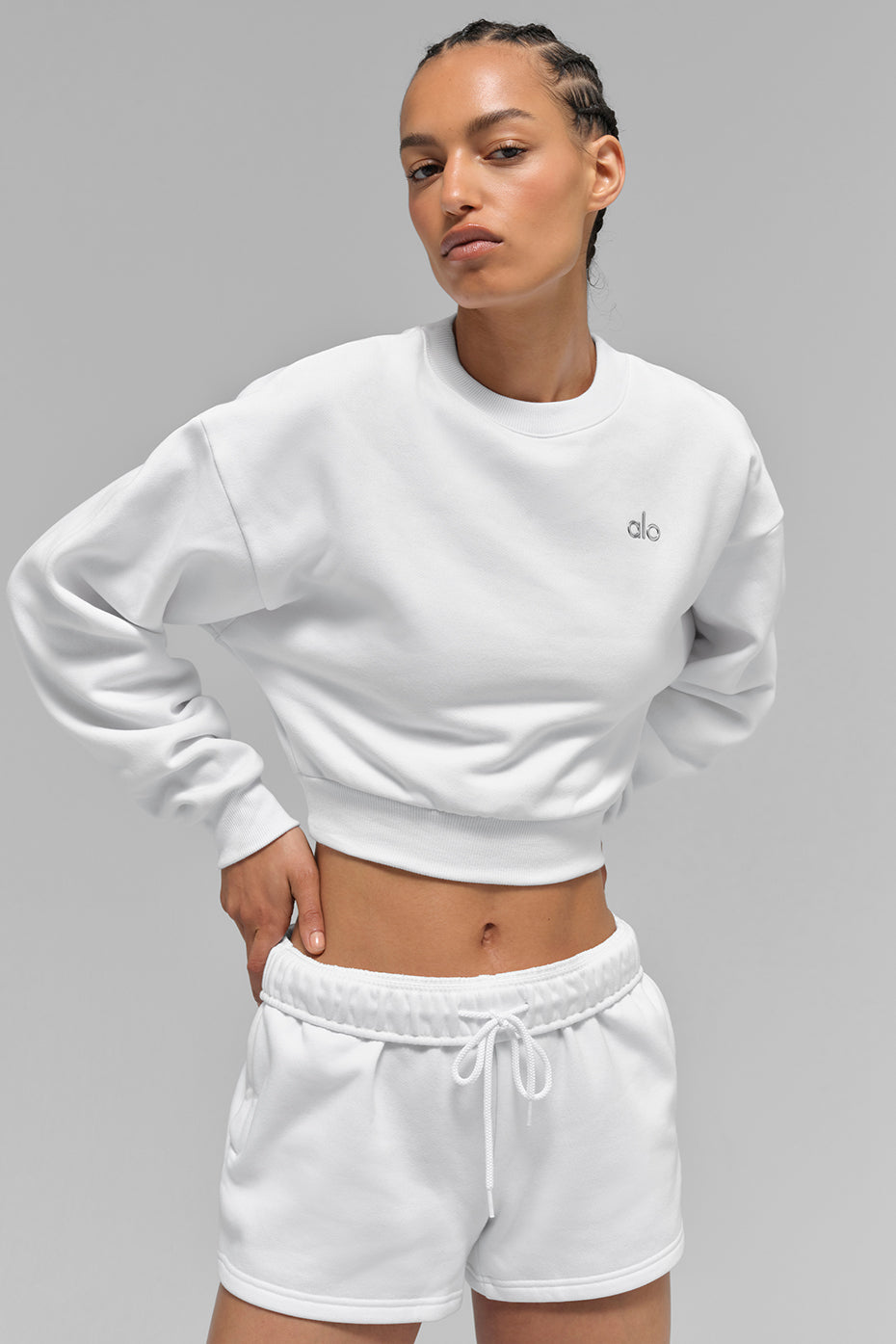 Accolade Best Seller Cropped Crew Neck Sweater