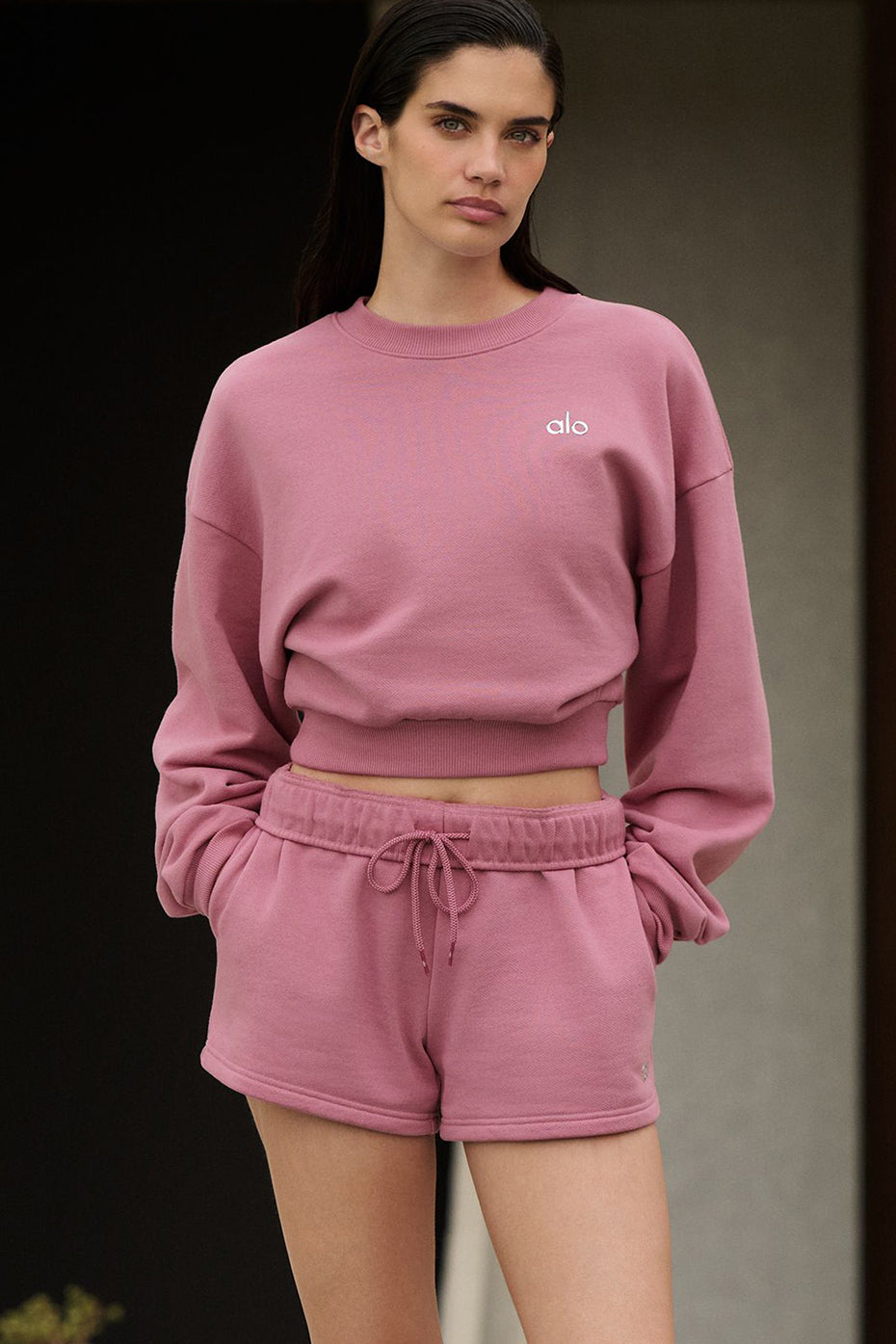 Accolade Best Seller Cropped Crew Neck Sweater